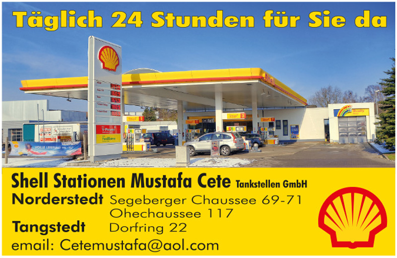 Shell Stationen Mustafa Cete Tankstellengesellschaft MbH Hartmann