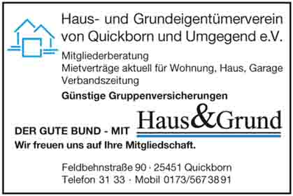Hartmann-Marktplatz Haus & Grund – Haus- u. Grundeigentümerverein Hartmann-Plan