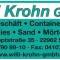 Willi Krohn GmbH – Fuhrbetrieb u. Kiesgewinnung