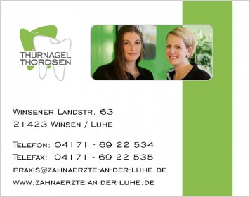 Gemeinschaftspraxis Dr. med. dent. Sarah Thürnagel & Dr. med. dent. Joanna Thordsen 4033527321064 Gemeinschaftspraxis Dr. med. dent. Sarah Thürnagel & Dr. med. dent. Joanna Thordsen