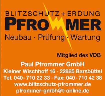 Hartmann-Marktplatz Paul Pfrommer GmbH Blitzschutz- und Erdungsanlagen Hartmann-Plan