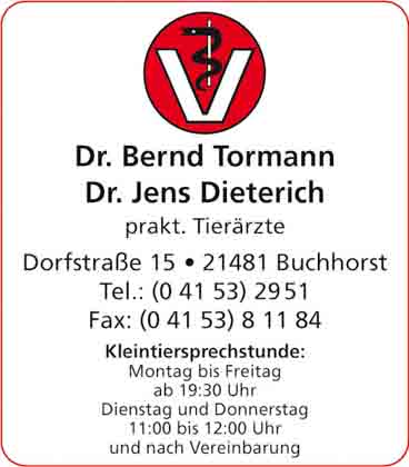 Hartmann-Marktplatz Tierartzpraxis Dr. Tormann, Dr. Dieterich Hartmann-Plan