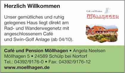 Hartmann-Marktplatz Cafe und Pension Möllhagen Angela Neelsen Hartmann-Plan
