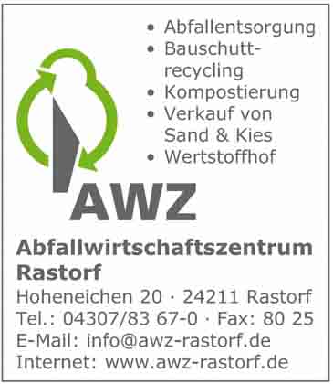 Hartmann-Marktplatz AWZ - Abfallwirtschaftszentrum - Rastorf GmbH & Co. KG Hartmann-Plan