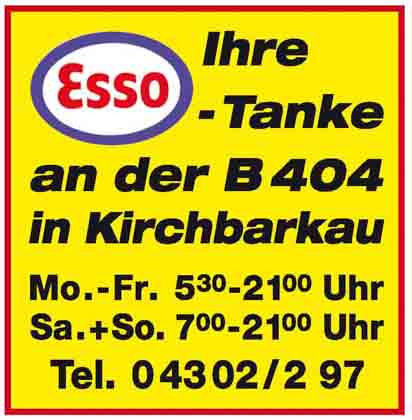 Hartmann-Marktplatz Esso Tankstellen- H & B Mobil KG- An der B 404 Hartmann-Plan