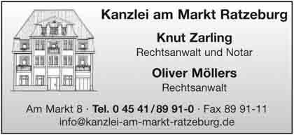 Hartmann-Marktplatz Kanzlei am Markt Ratzeburg Hartmann-Plan
